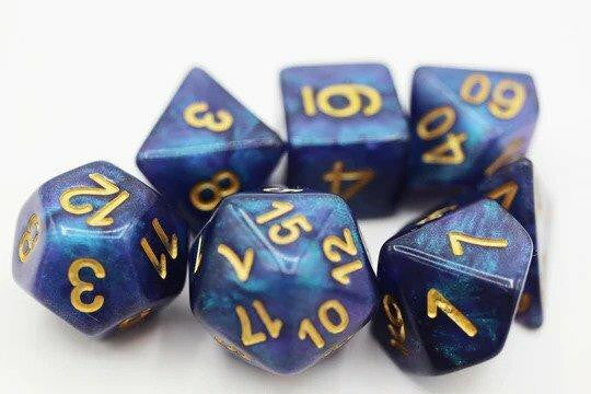 Foam Brain Games Caribbean Cruise RPG Dice Set