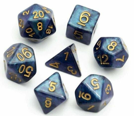Foam Brain Games Caribbean Cruise RPG Dice Set