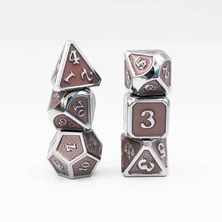Foam Brain Games Champagne Mesh RPG Dice Set