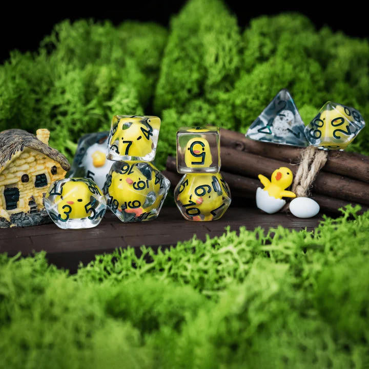 Foam Brain Games Chicken Farm RPG Dice Set 
