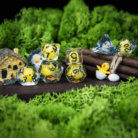 Foam Brain Games Chicken Farm RPG Dice Set 