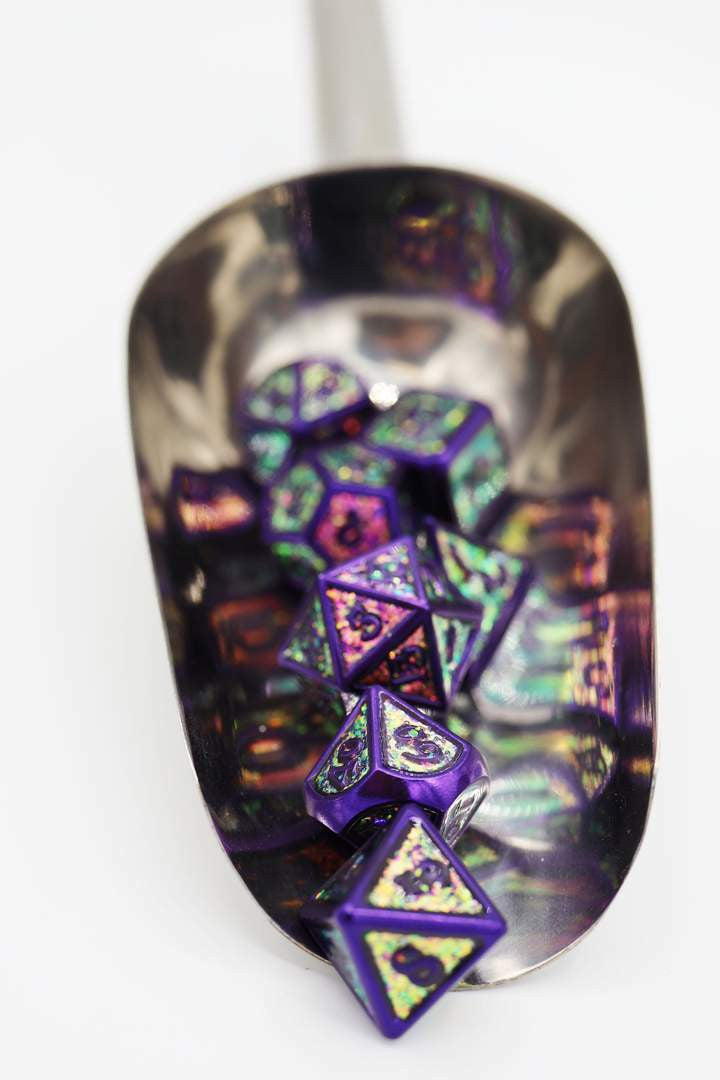 Foam Brain Games City Lights RPG Metal Dice Set