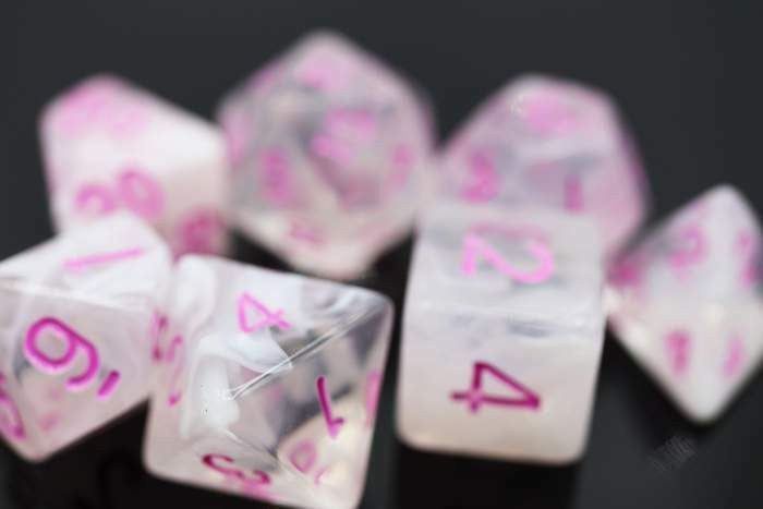 Foam Brain Games Cloudy Passion RPG Dice Set