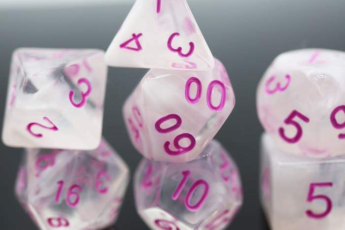 Foam Brain Games Cloudy Passion RPG Dice Set