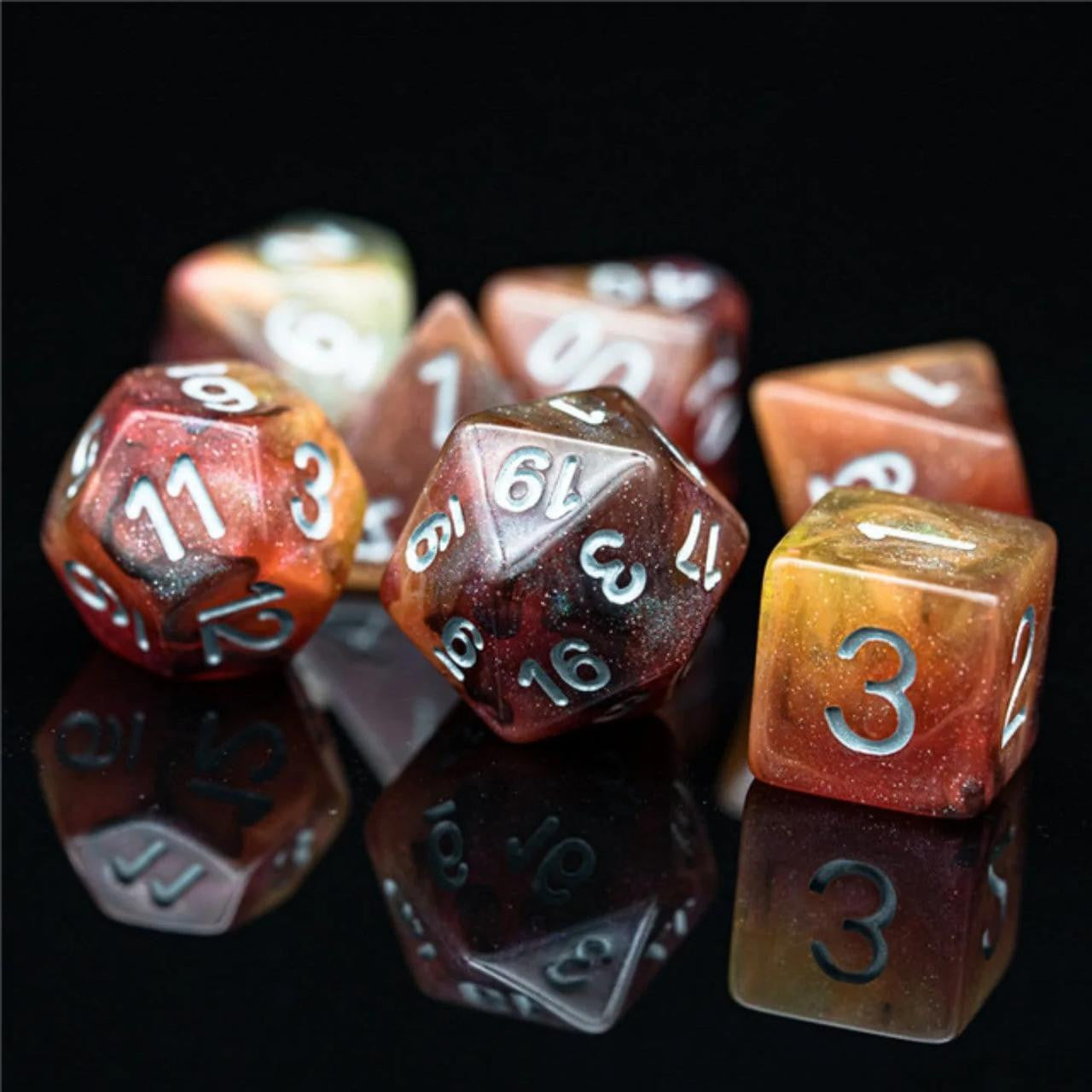 Foam Brain Games Copper Cosmos RPG Dice Set 