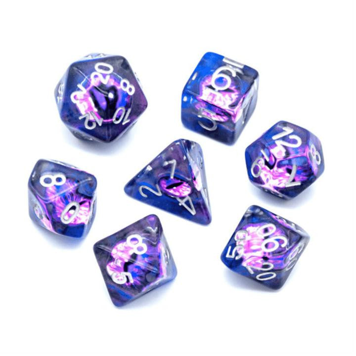 Foam Brain Games Dark Mage Eye RPG Dice Set