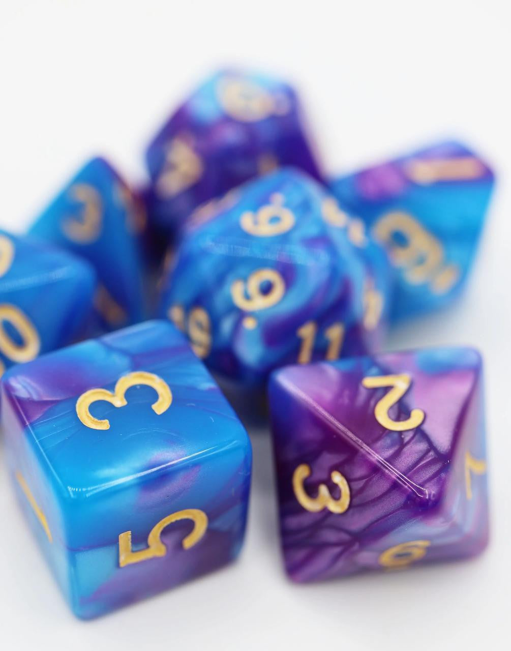 Foam Brain Games Delphinium RPG Dice Set 