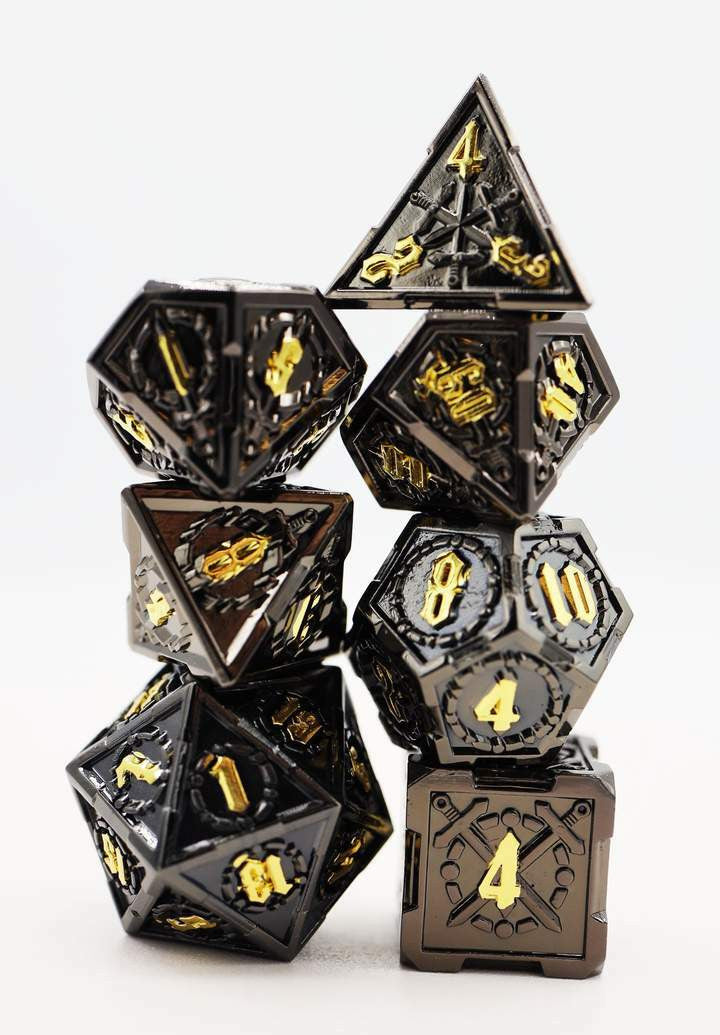 Foam Brain Games Demonic Sword RPG Metal Dice Set