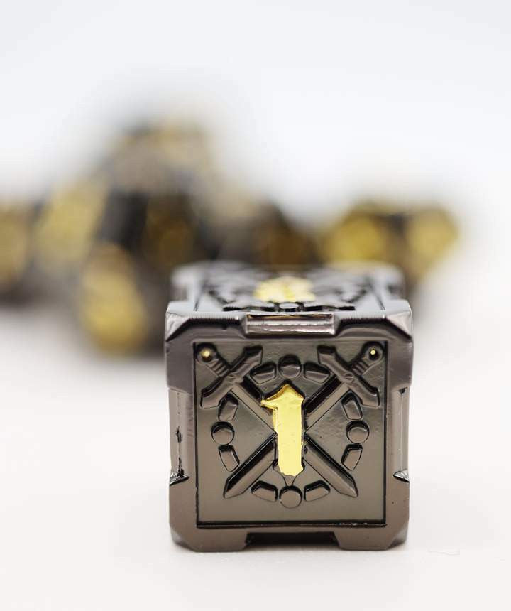 Foam Brain Games Demonic Sword RPG Metal Dice Set