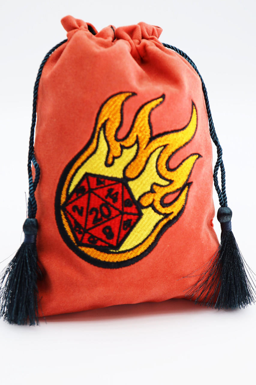 Foam Brain Games Dice Bag - Dice Fire Ball 
