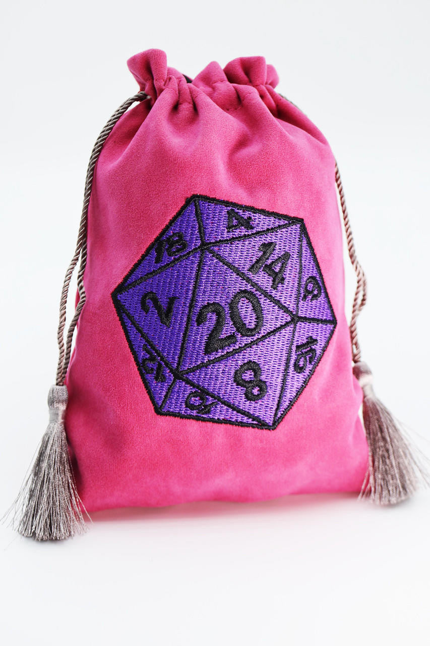 Foam Brain Games Dice Bag - Purple D20 