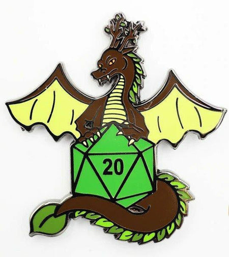 Foam Brain Games Dice Dragons Pin Earth