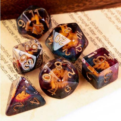 Foam Brain Games Dragon Mask RPG Dice Set