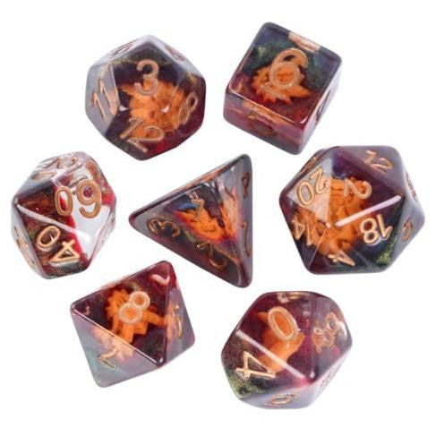 Foam Brain Games Dragon Mask RPG Dice Set
