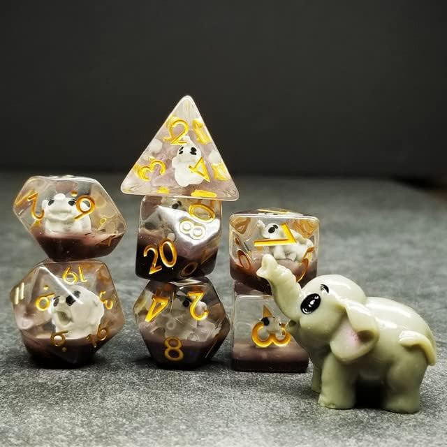Foam Brain Games Elephant RPG Dice Set 