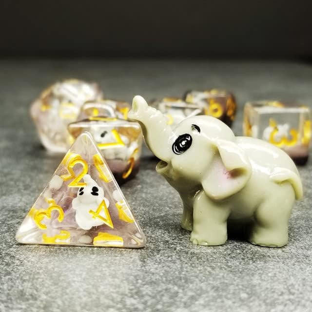 Foam Brain Games Elephant RPG Dice Set 