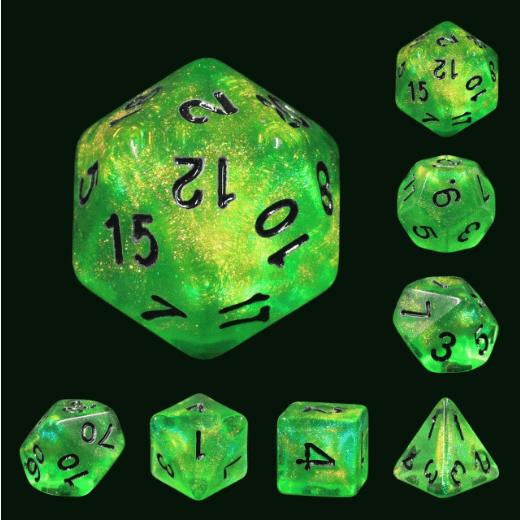 Foam Brain Games Emerald City RPG Dice Set