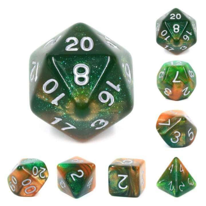 Foam Brain Games Emerald Vale RPG Dice Set