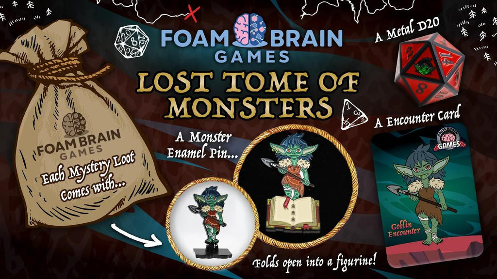 Foam Brain Games Epic Mystery Loot: Lost Tome of Monsters 