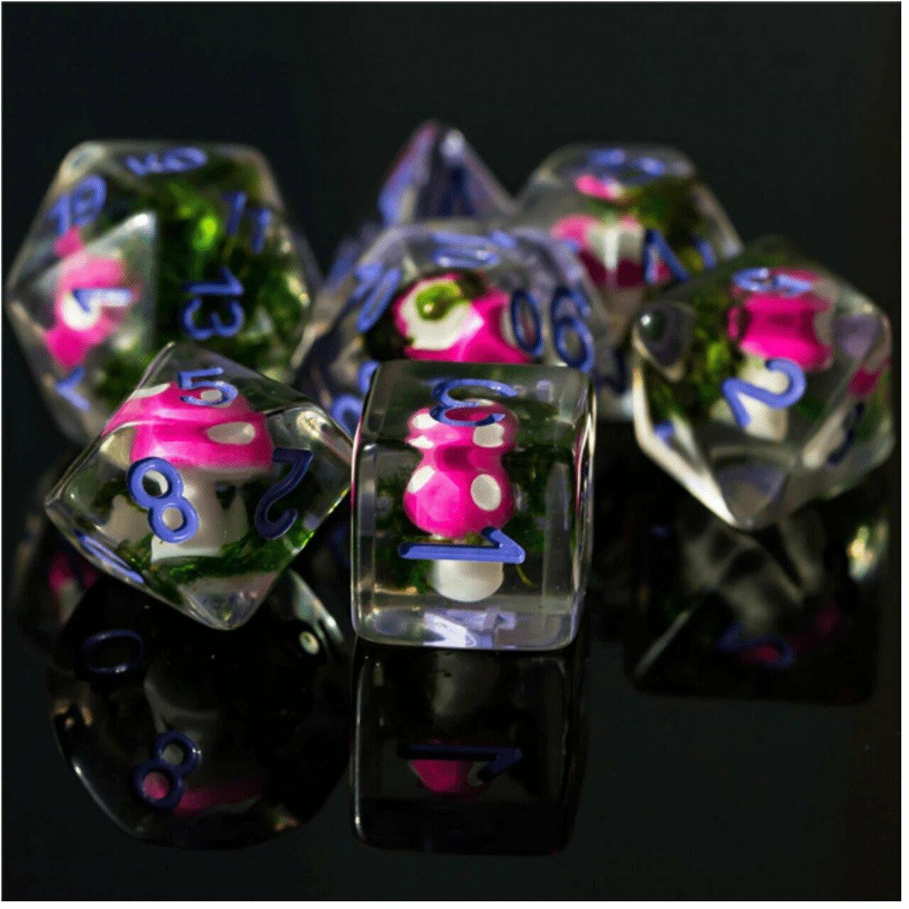 Foam Brain Games Fantasy Forest Mushrooms RPG Dice Set