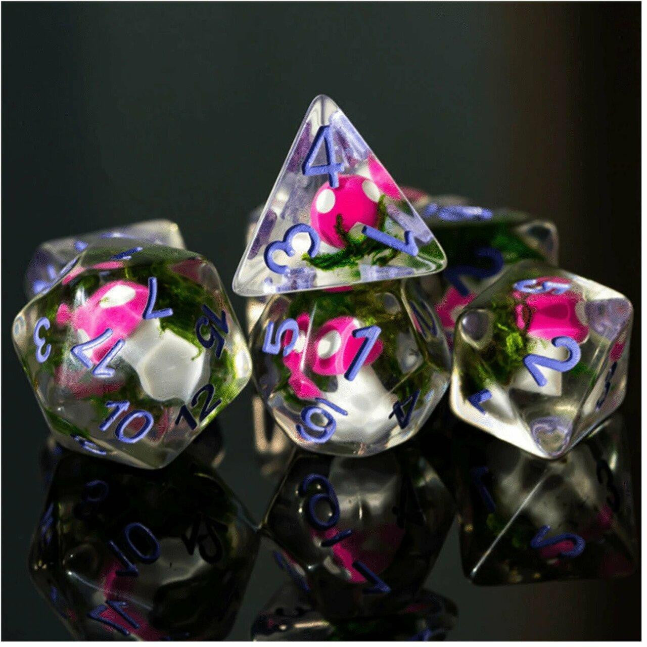 Foam Brain Games Fantasy Forest Mushrooms RPG Dice Set