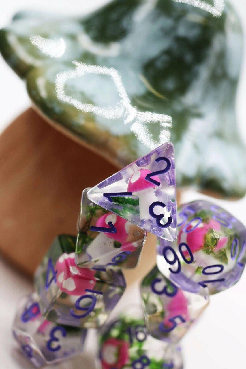 Foam Brain Games Fantasy Forest Mushrooms RPG Dice Set