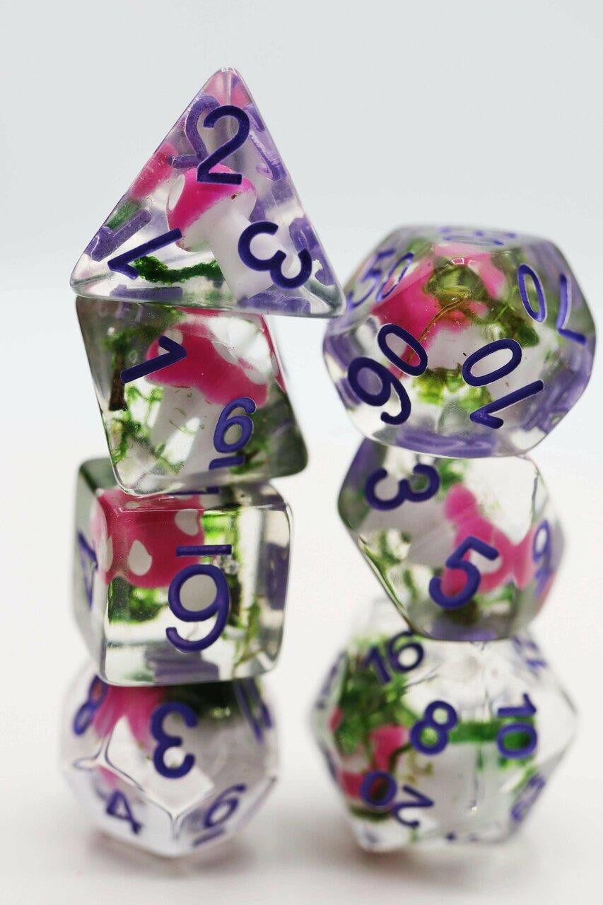 Foam Brain Games Fantasy Forest Mushrooms RPG Dice Set
