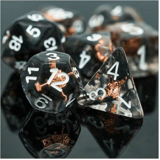 Foam Brain Games Fighters Shield Class RPG Dice Set