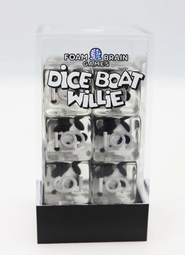 Foam Brain Dice - 12 D6s - Dice Boat Willie