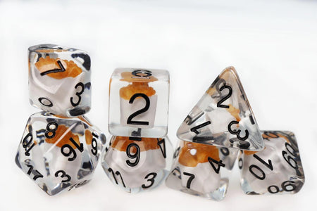 Foam Brain Games Foam Brain Dice - RPG Dice Set - Fries 
