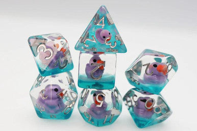 Foam Brain Dice - RPG Dice Set - Lovely Duck