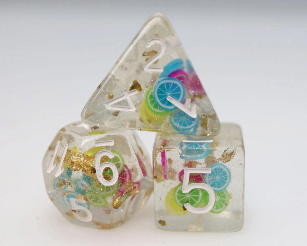 Foam Brain Games Foam Brain Dice - RPG Dice Set - Tropical Punch 