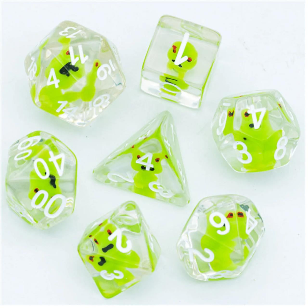 Foam Brain Games Frog RPG Dice Set 