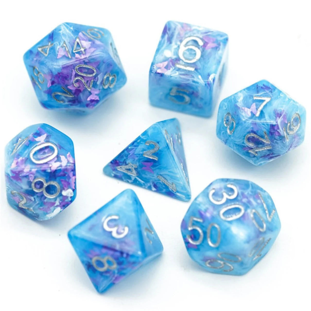 Foam Brain Games Frozen Butterfly RPG Dice Set 