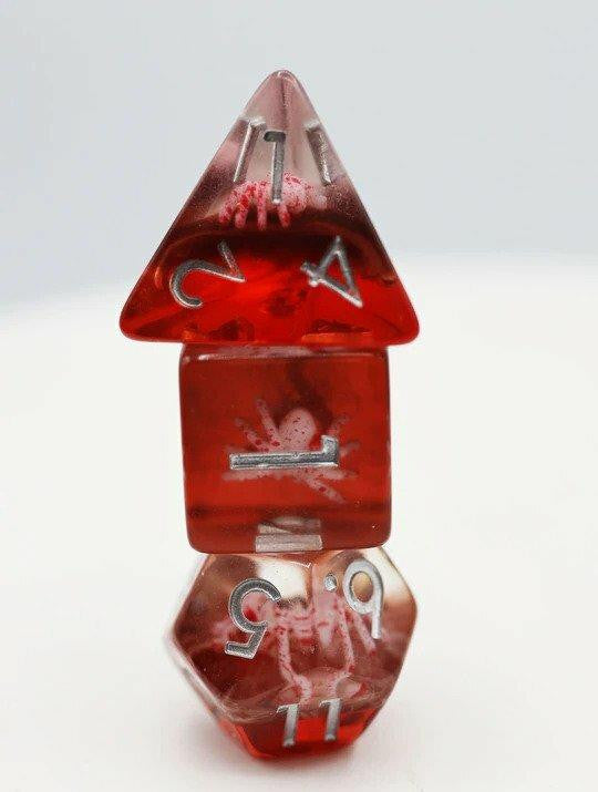 Foam Brain Games Ghost Spider RPG Dice Set