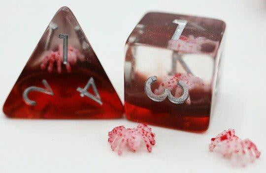 Foam Brain Games Ghost Spider RPG Dice Set