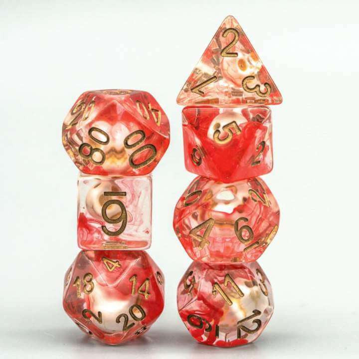 Foam Brain Games Ghostface Skull RPG Dice Set