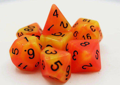 Foam Brain Dice - RPG Dice Set - Glow in the Dark Arcturus