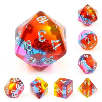 Foam Brain Games Golden Time RPG Dice Set 