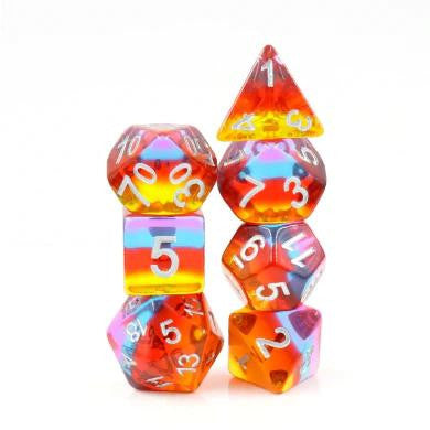 Foam Brain Games Golden Time RPG Dice Set 