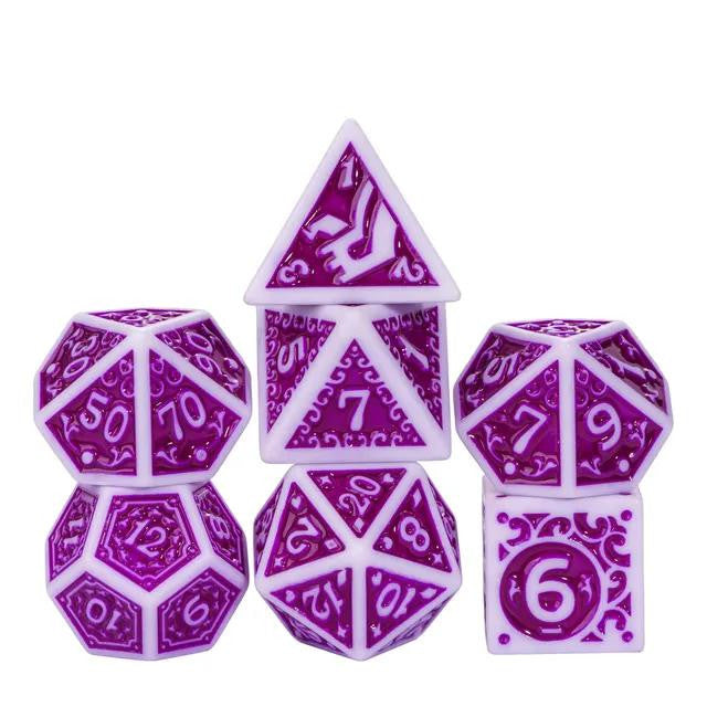 Foam Brain Games Grape Explosion RPG Dice Set 