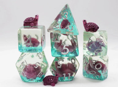 Gummy Turtle RPG Dice Set