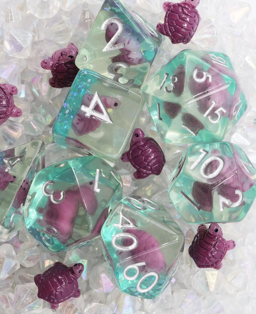 Foam Brain Games Gummy Turtle RPG Dice Set