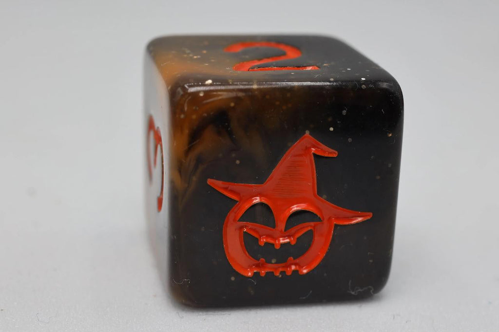 Foam Brain Games Halloween Pumpkin RPG Dice Set 