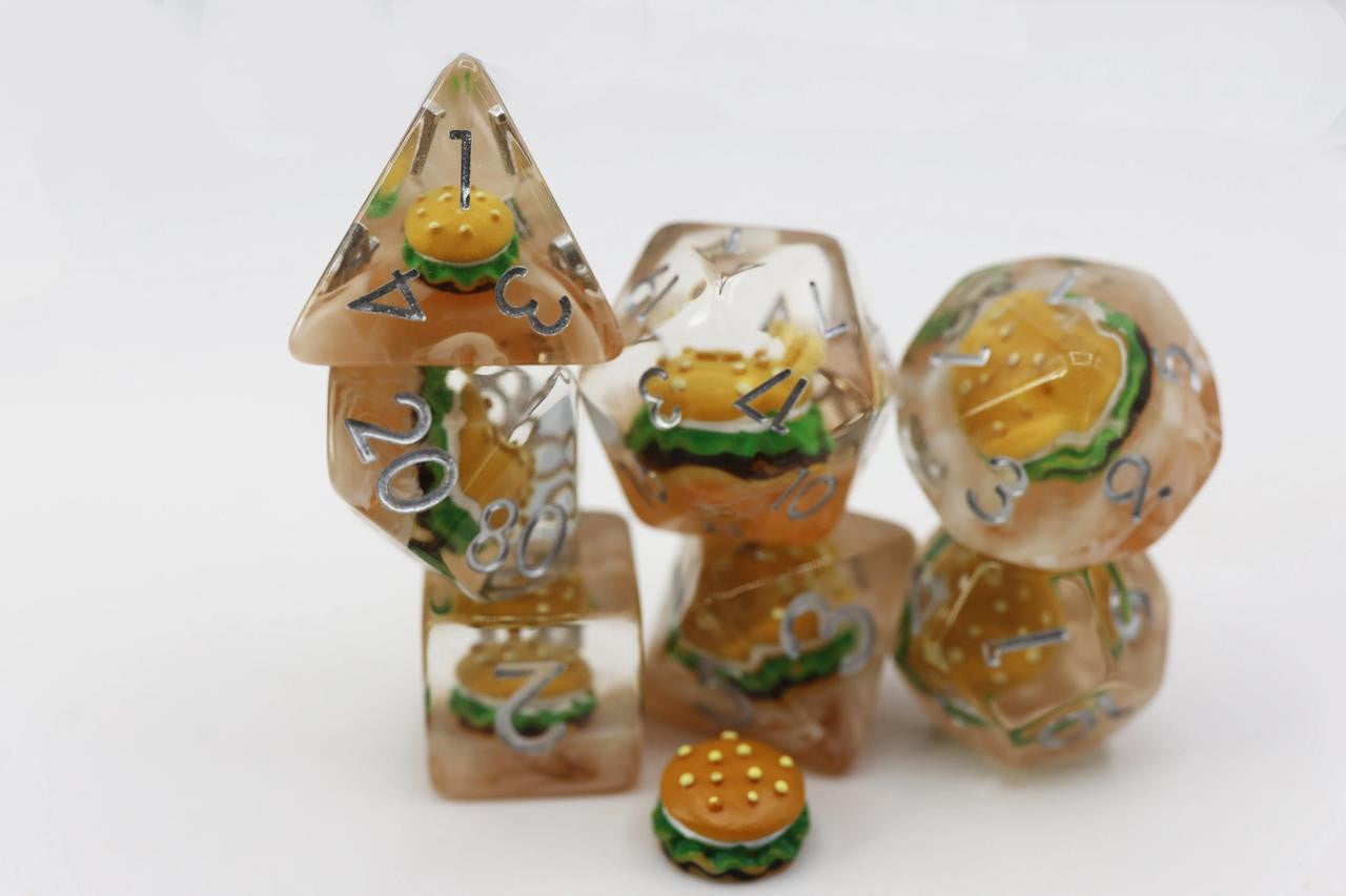 Foam Brain Games Hamburger RPG Dice Set