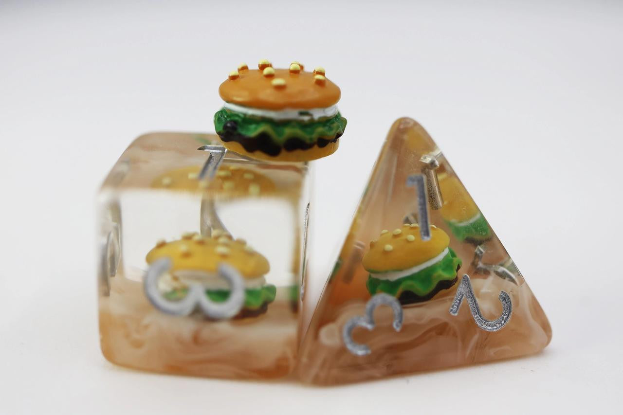 Foam Brain Games Hamburger RPG Dice Set