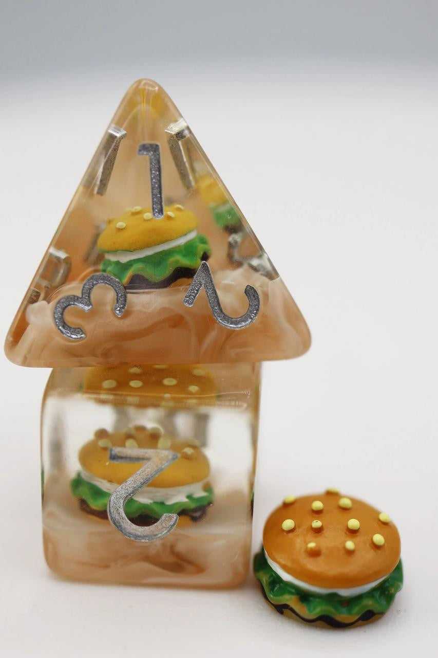Foam Brain Games Hamburger RPG Dice Set
