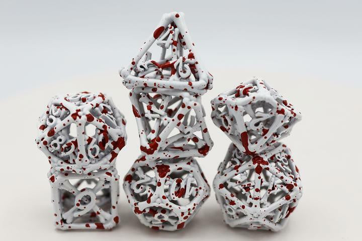 Foam Brain Games Hollow Blood Bones RPG Metal Dice Set