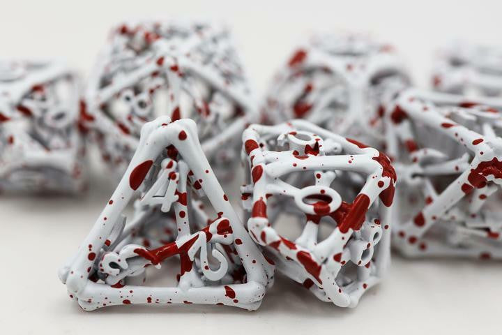 Foam Brain Games Hollow Blood Bones RPG Metal Dice Set
