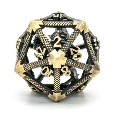Hollow Dragon Keep D20 - Bronze 18mm